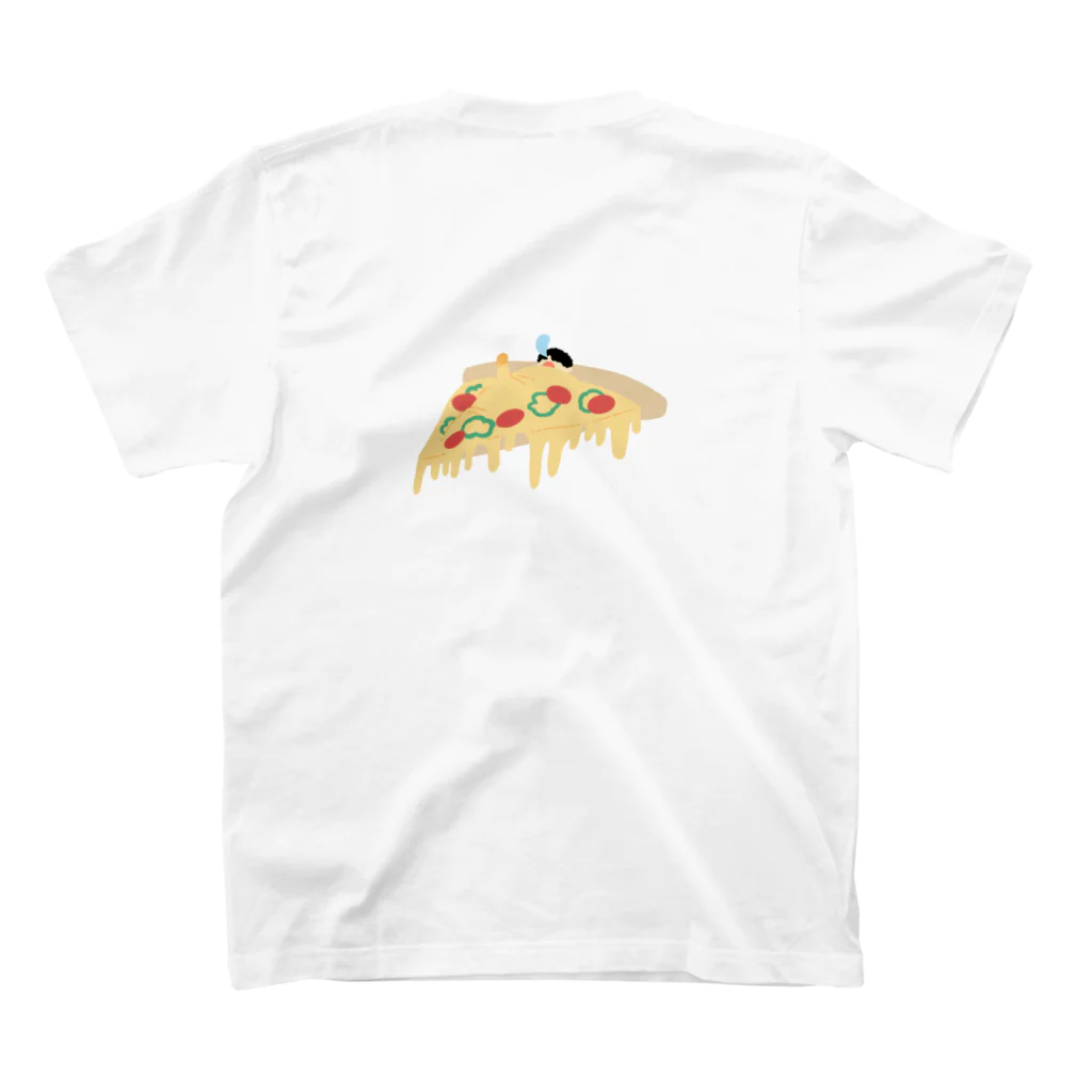 ふれあいの丘のピザ🍕【ケンスケTシャツ】 Regular Fit T-Shirtの裏面