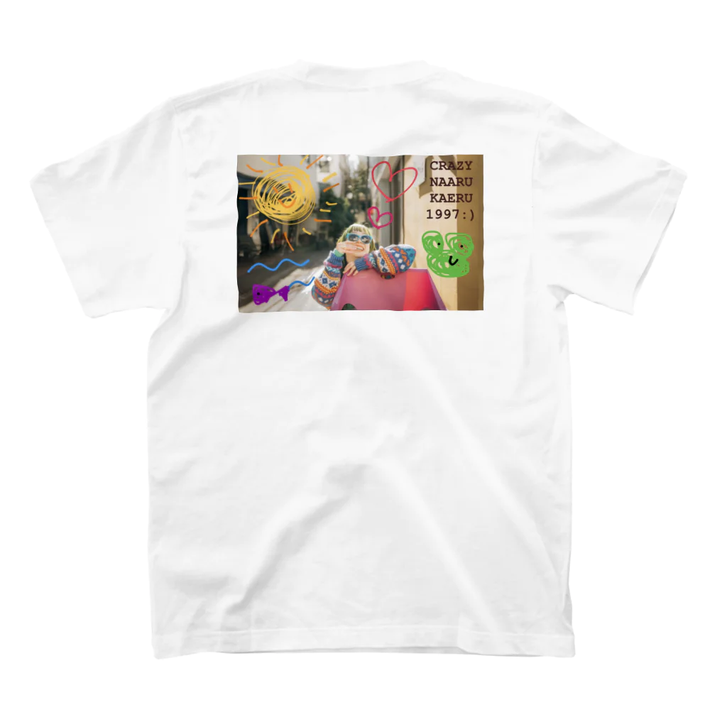 なあるかえるしょっぷのCRAZY NAARU KAERU 1997:) スタンダードTシャツの裏面