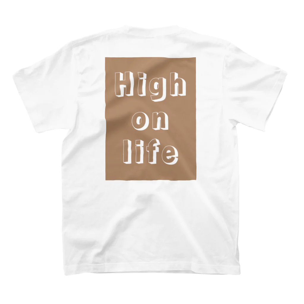 taramabanaのhigh  on  life 5.6 スタンダードTシャツの裏面