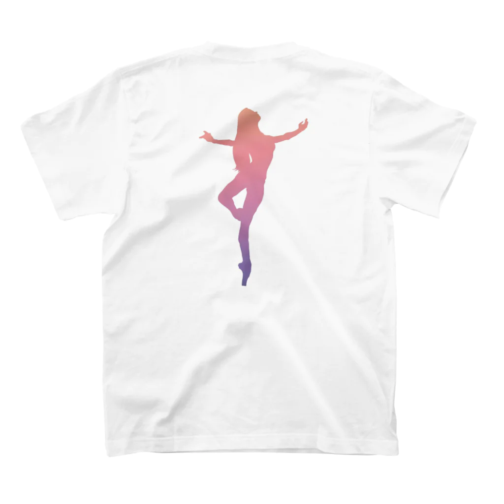 Ayano Ballet Studio 〜passé〜　アヤノバレエスタジオパッセのレインボー スタンダードTシャツの裏面