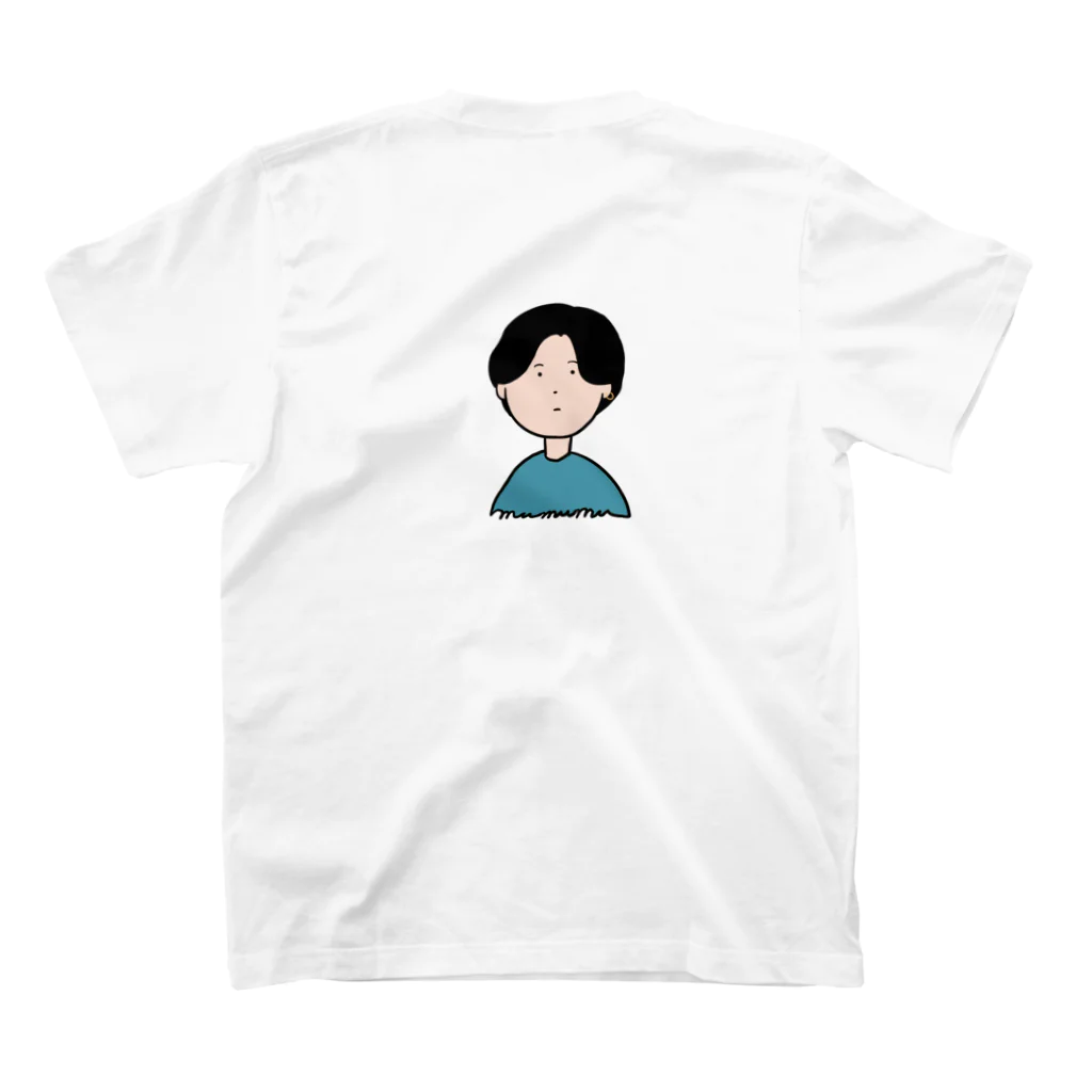 natsuの無（男子） スタンダードTシャツの裏面