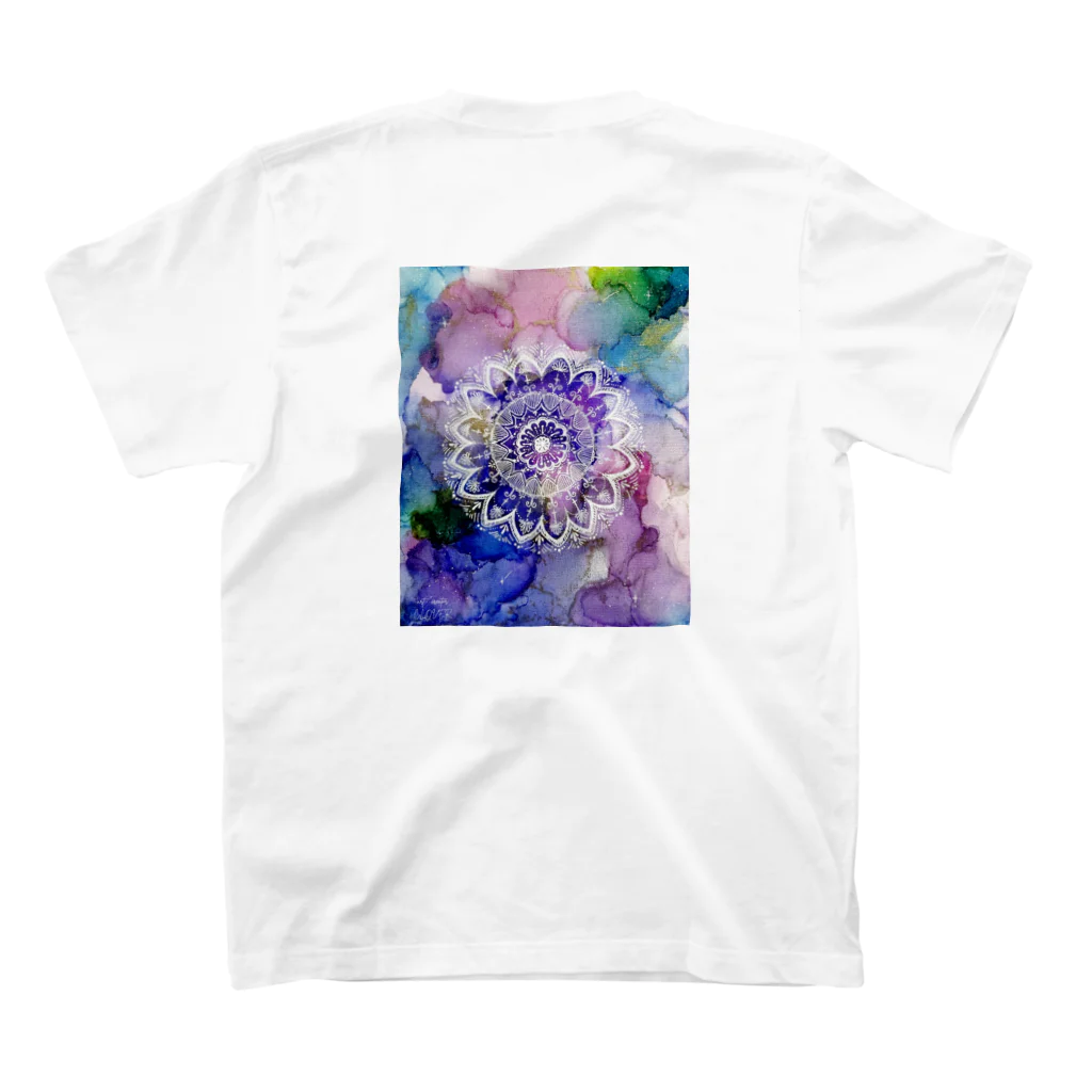 CLOVERの曼荼羅インクアート スタンダードTシャツの裏面