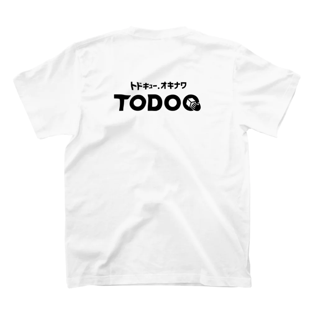 TODOQ（トドキュー）のTODOQロゴ ブラック Regular Fit T-Shirtの裏面