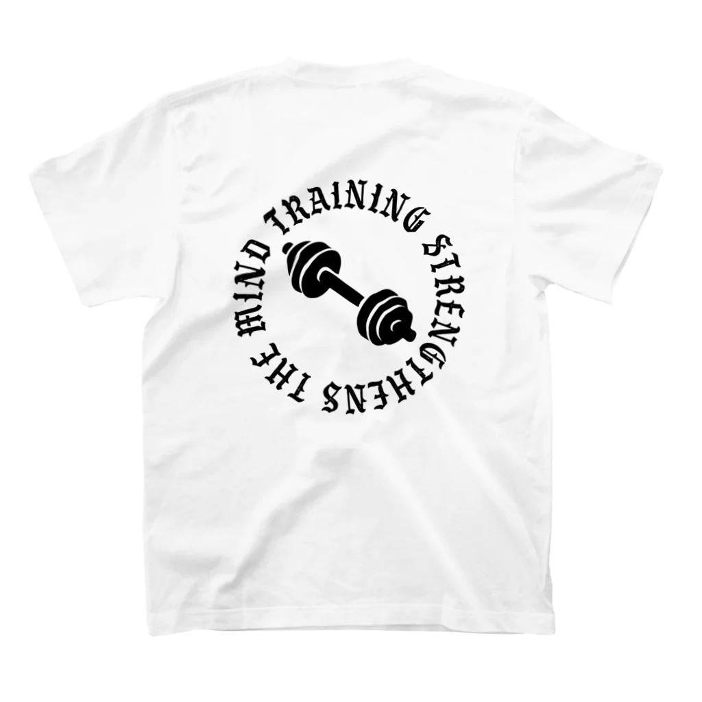 GYM GALのdumbbell training Regular Fit T-Shirtの裏面