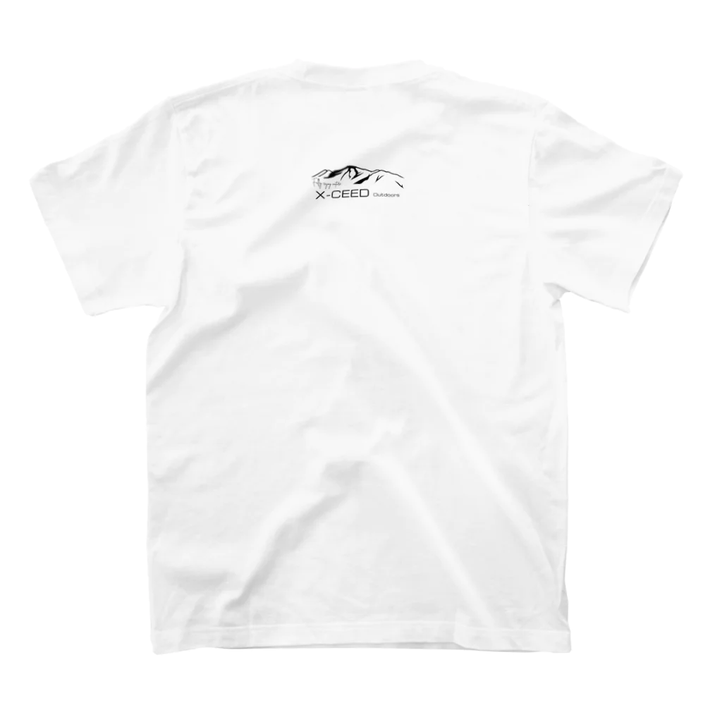 X-CEED_OutdoorsのX-CEED Outdoors 黒ロゴ Regular Fit T-Shirtの裏面