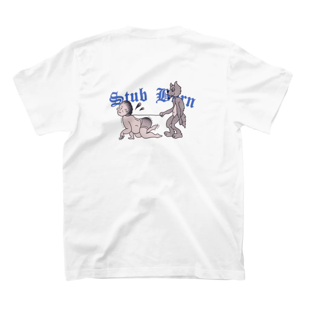 StubBorn（スタボン）のuncle stroll  スタンダードTシャツの裏面