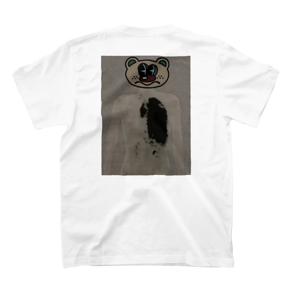 WHiTE BLOODのITACHI CT RINPASHU スタンダードTシャツの裏面