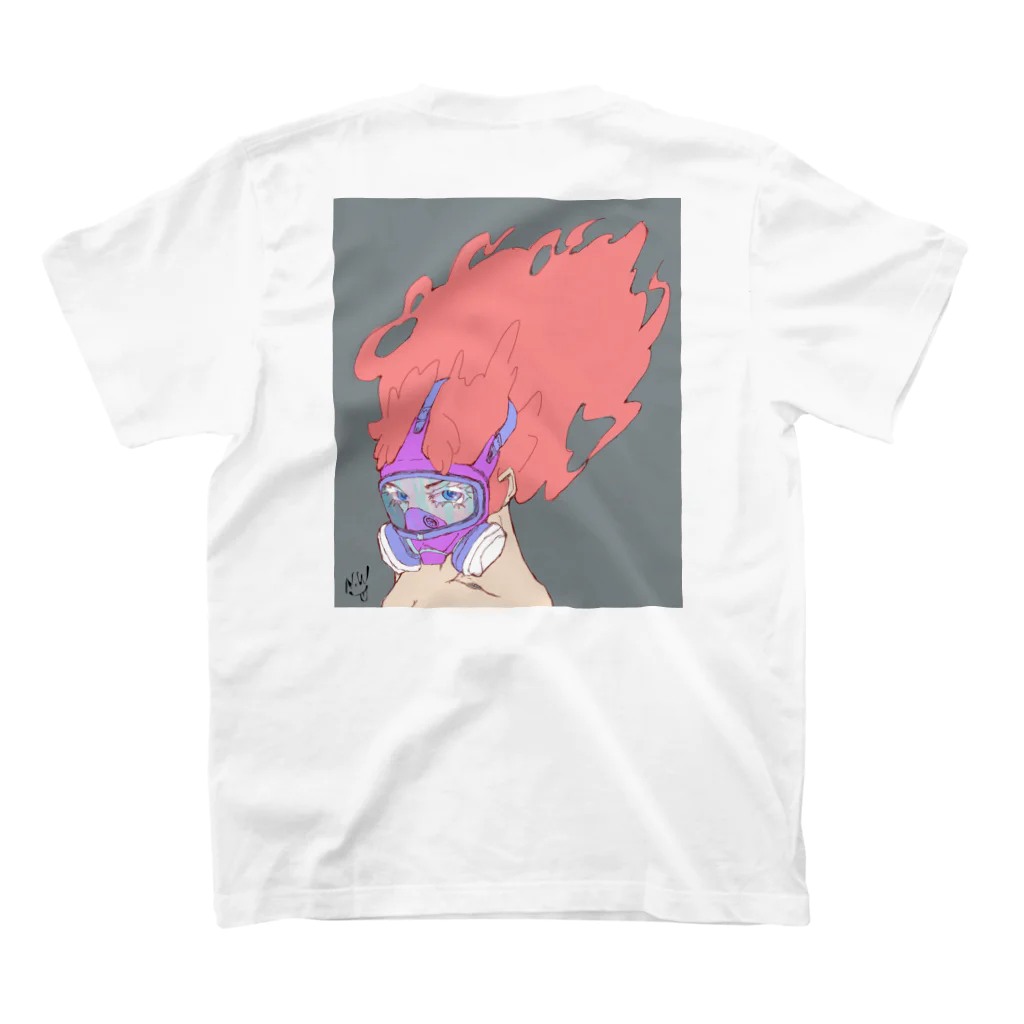 キヲナベタワーのmask girl スタンダードTシャツの裏面