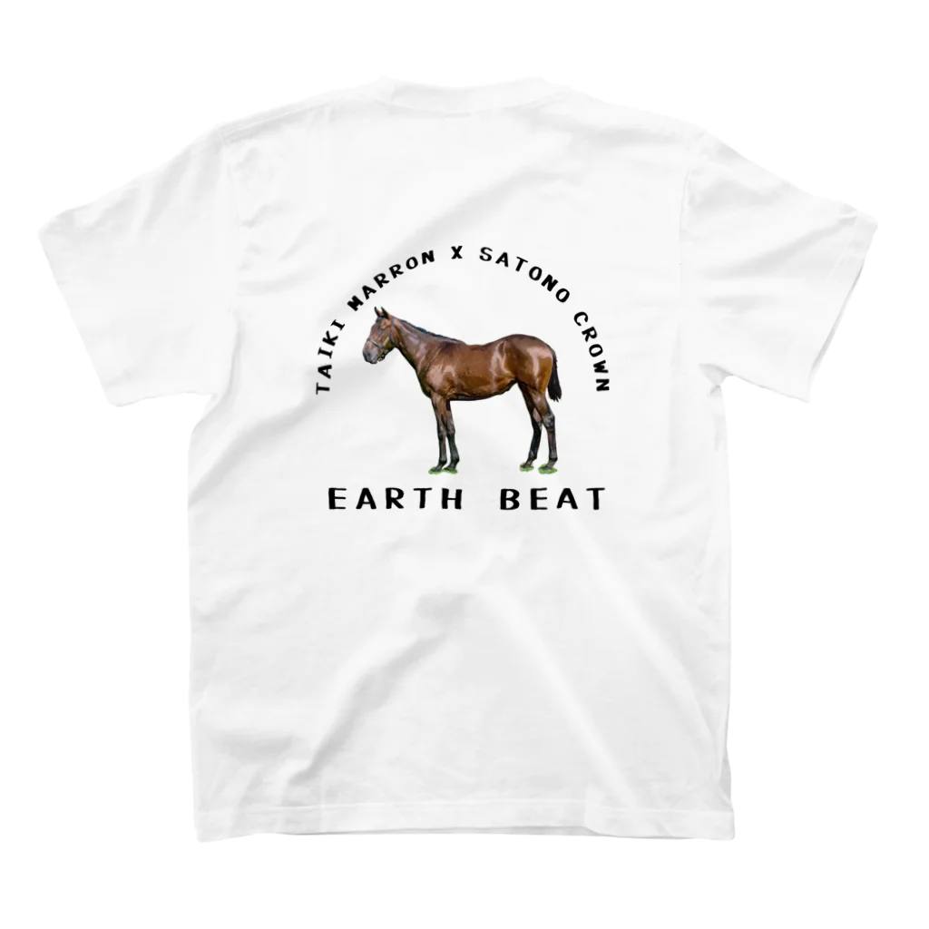 TaikiRacingClubShopのEARTH BEAT スタンダードTシャツの裏面