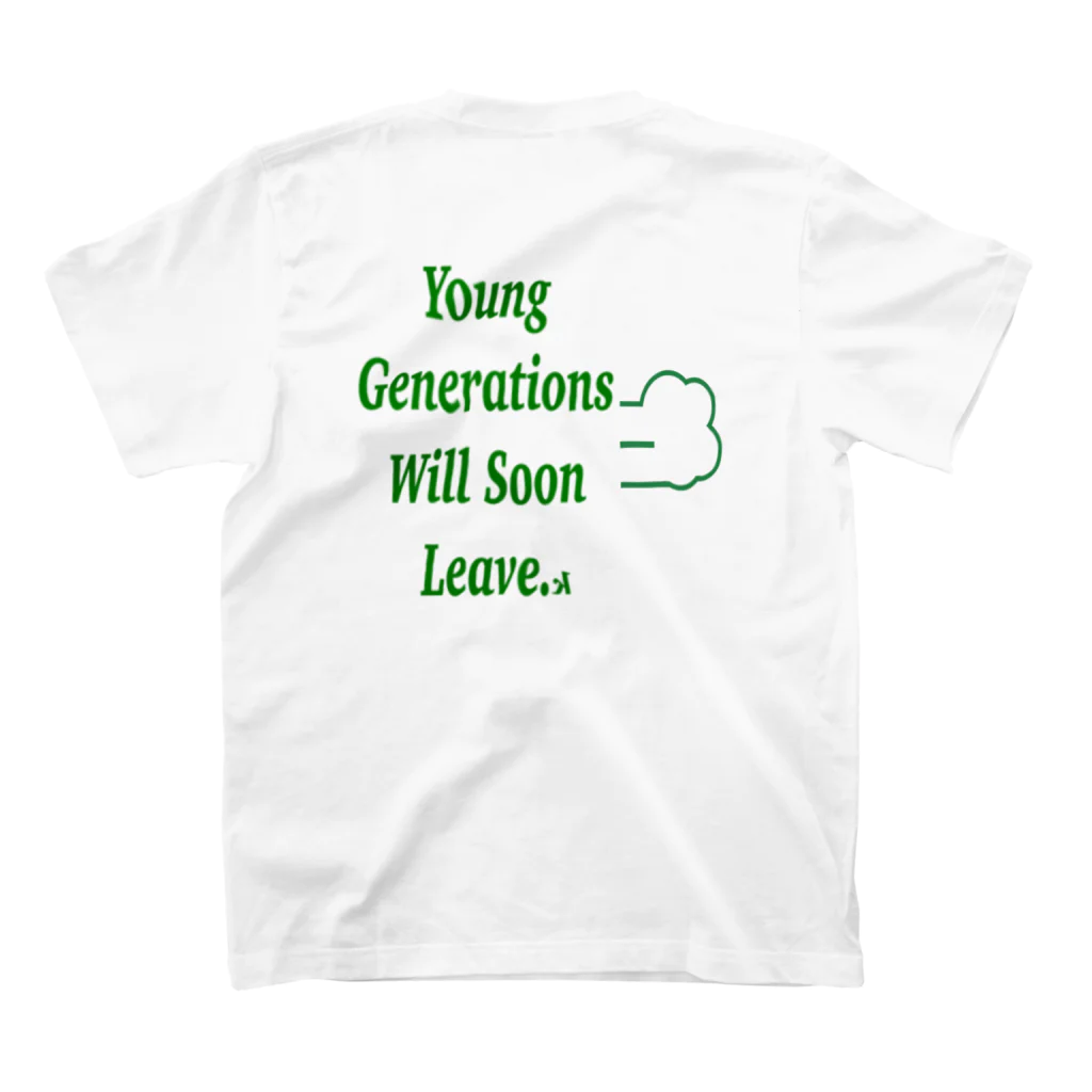 YoungoldのYoungold スタンダードTシャツの裏面