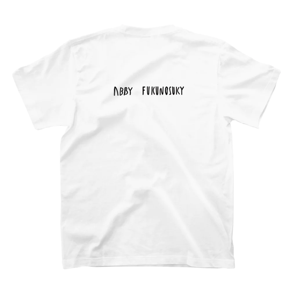 FUTURE IS NOWのABBY FUKUNOSUKY スタンダードTシャツの裏面