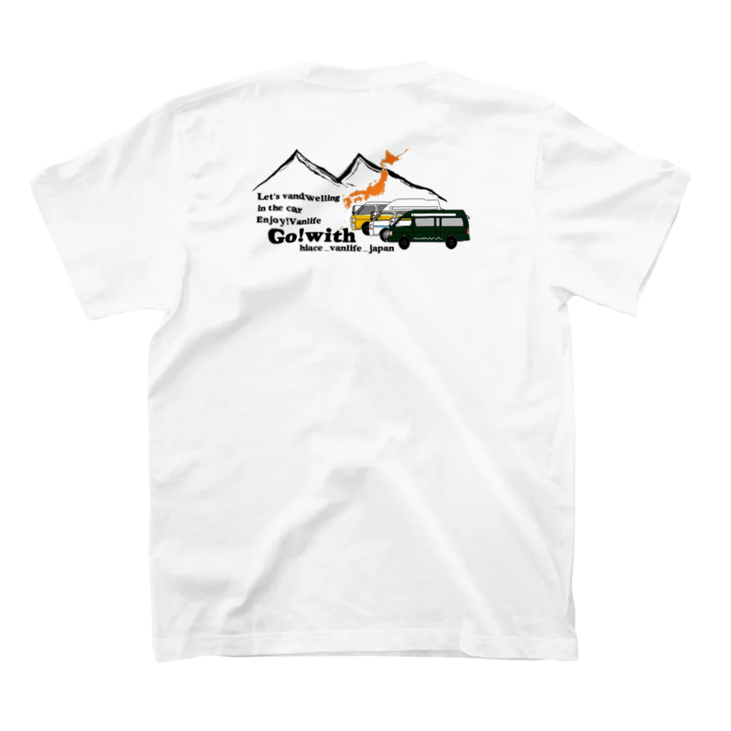 ucchy1982のhiace_vanlife_japan goods スタンダードTシャツの裏面