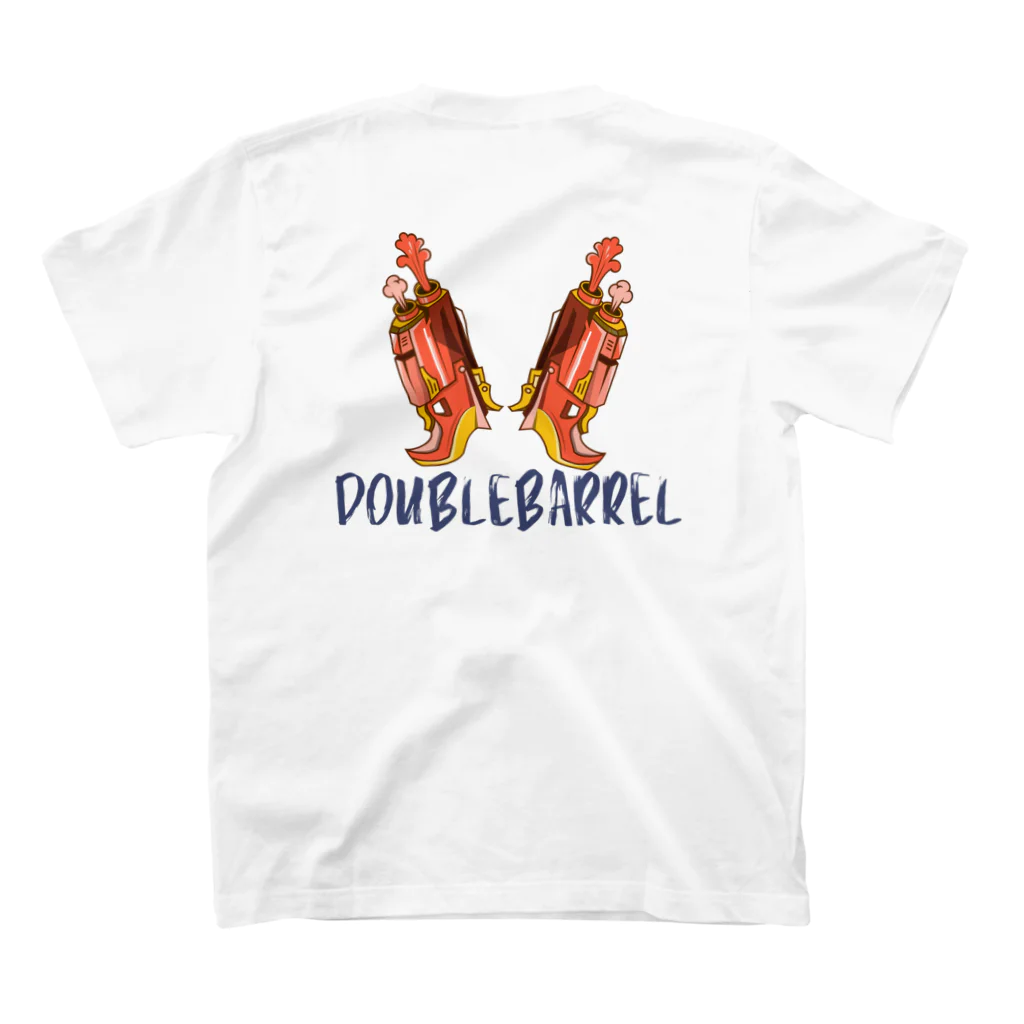 Double BarrelのDouble Barrel スタンダードTシャツの裏面