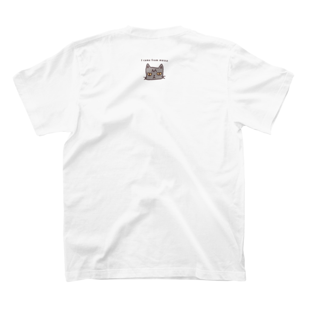 かみたのたくさんまさおくん（両面） Regular Fit T-Shirtの裏面