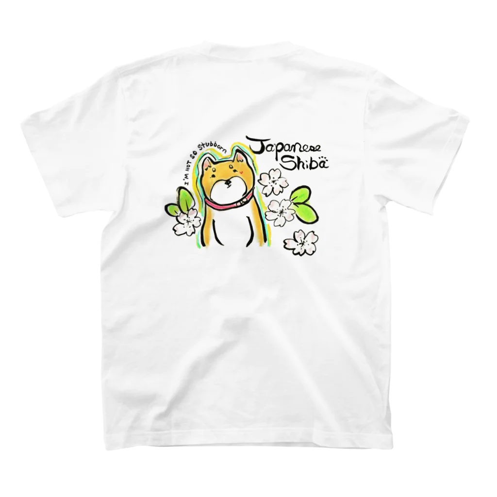 Happy Helper いぬたまのしばいぬ スタンダードTシャツの裏面