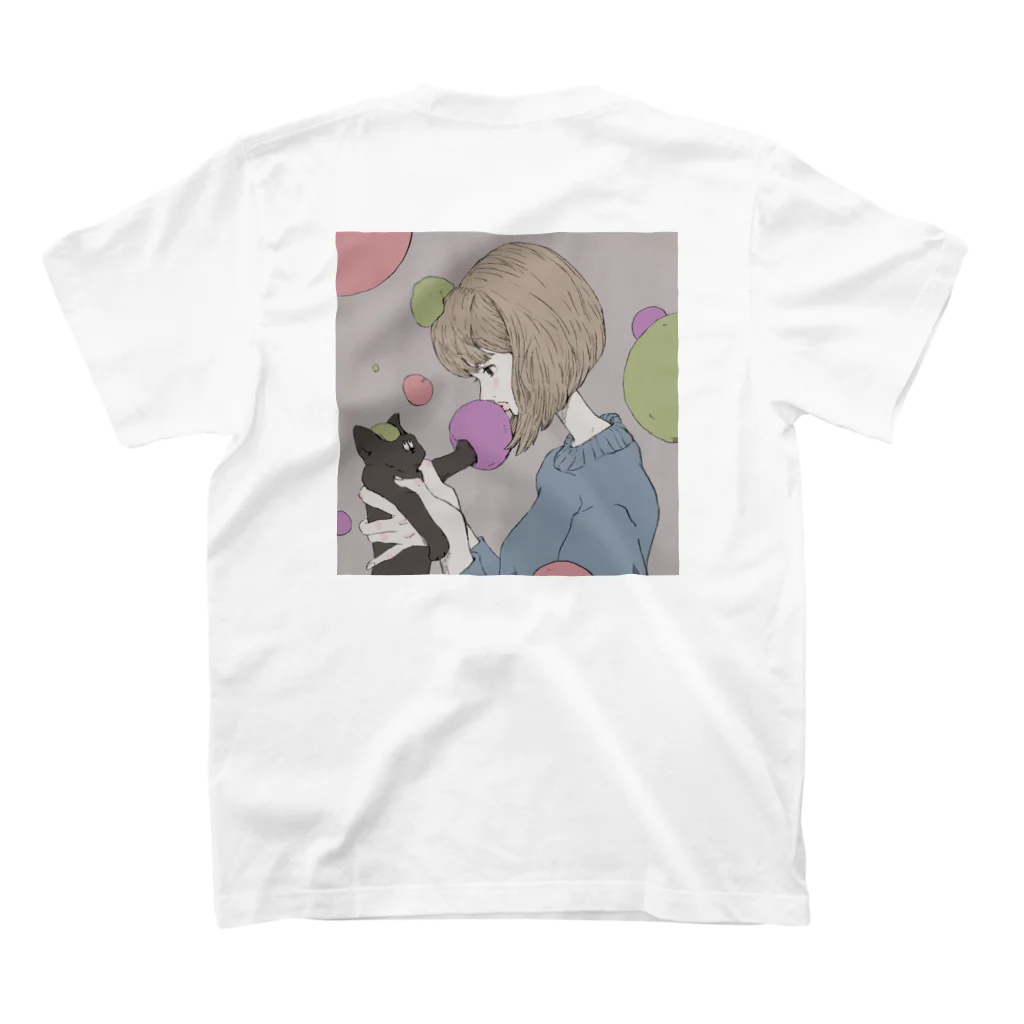 9 10 9（ qu / ten / qu ）のfusen スタンダードTシャツの裏面