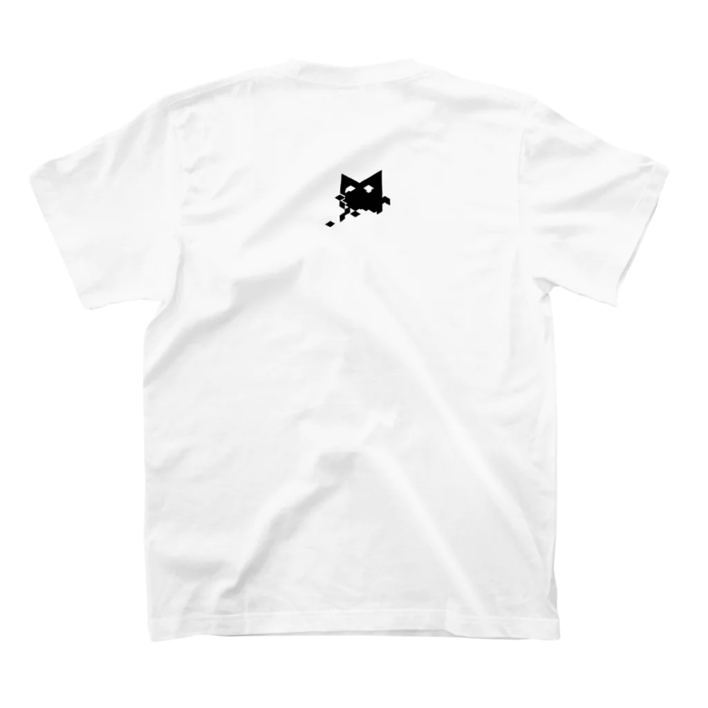 MS Artのcrying cat スタンダードTシャツの裏面