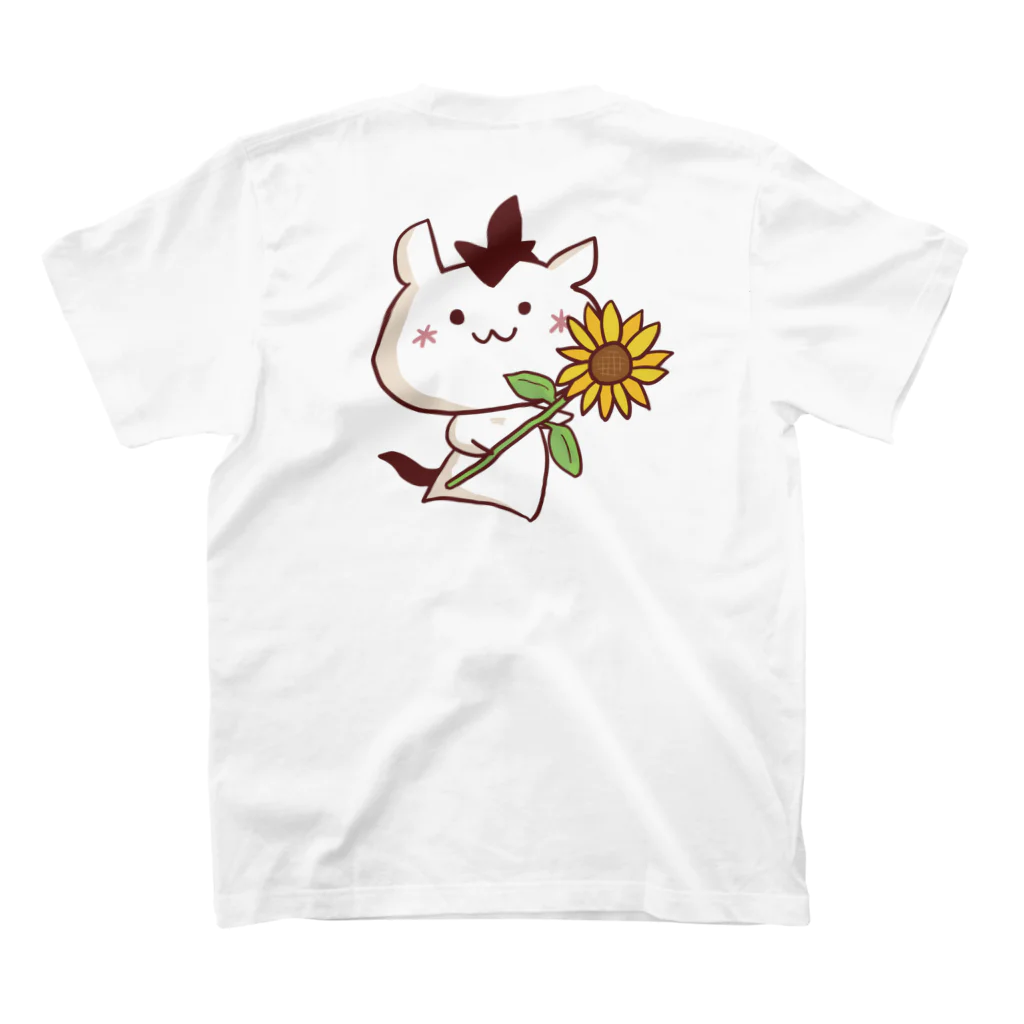 うまあるSHOPの「うまある」でごじゃる！（ロゴ無）背面プリント スタンダードTシャツの裏面