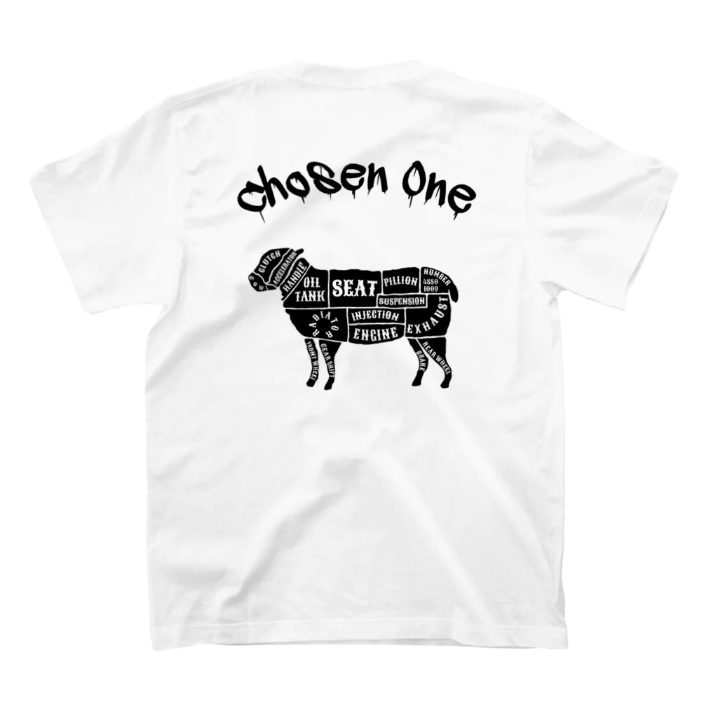 Chosen One Shopのシープライド スタンダードTシャツの裏面