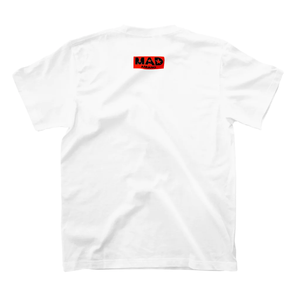 MAD AMANO PARODY SHOPの自由の女神群像(MAGA)-MAD AMANO Regular Fit T-Shirtの裏面