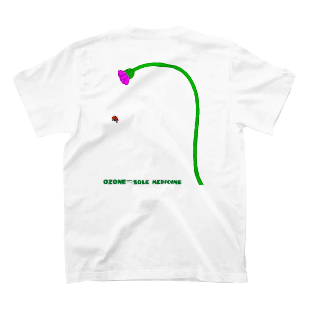 OZONEのOZONE＝sole medicine スタンダードTシャツの裏面