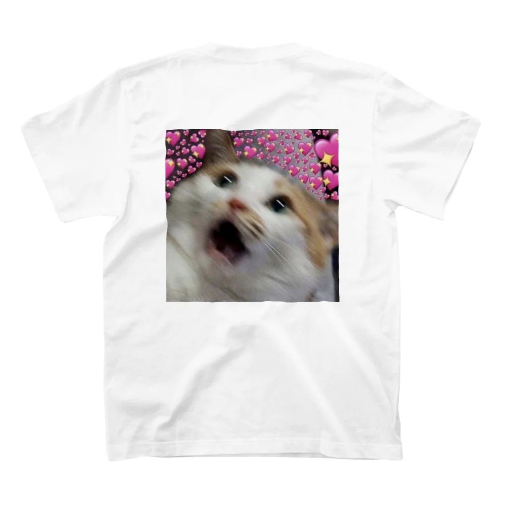 dororoの猫狂いTシャツ スタンダードTシャツの裏面