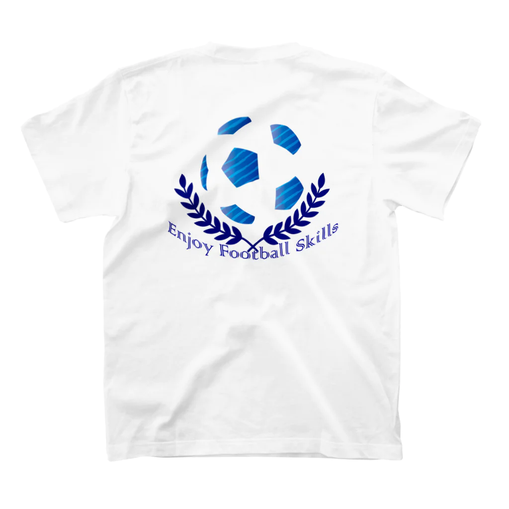 ドリブルTシャツのD-Studioのサッカーボール：EFBS Regular Fit T-Shirtの裏面