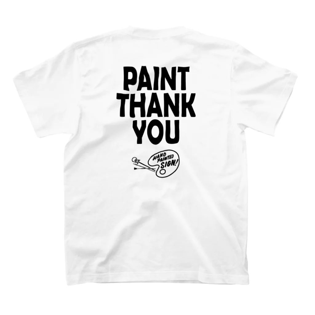 Paint ThankyouのPaint Thankyou スタンダードTシャツの裏面