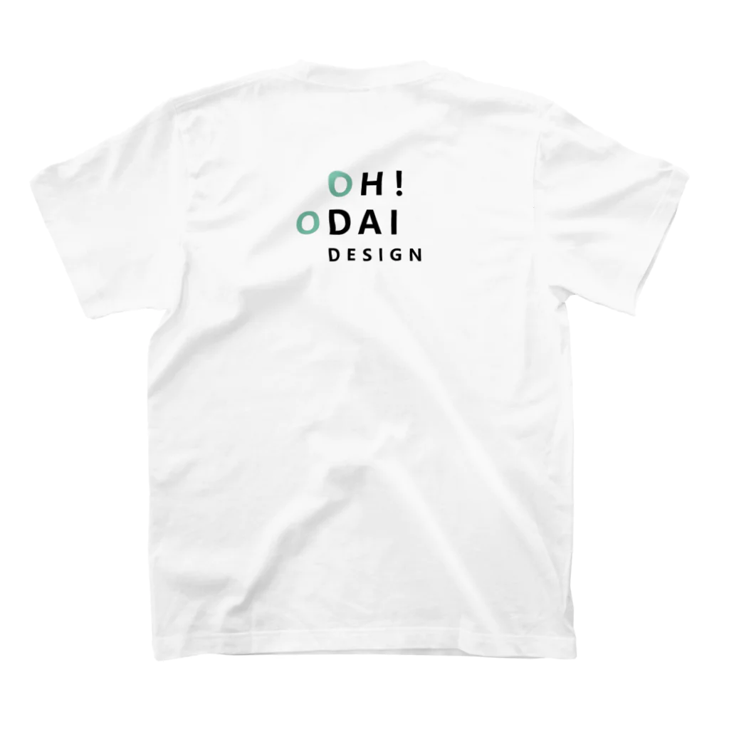 odai-design_shopのOH！おおだい町デザイン スタンダードTシャツの裏面