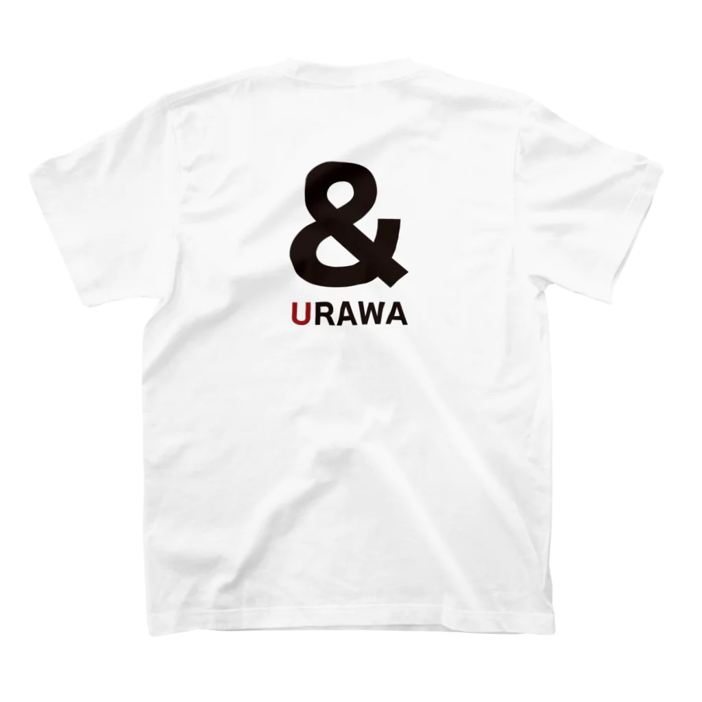 RED DEVILの浦和(URAWA)& URAWAシリーズ スタンダードTシャツの裏面