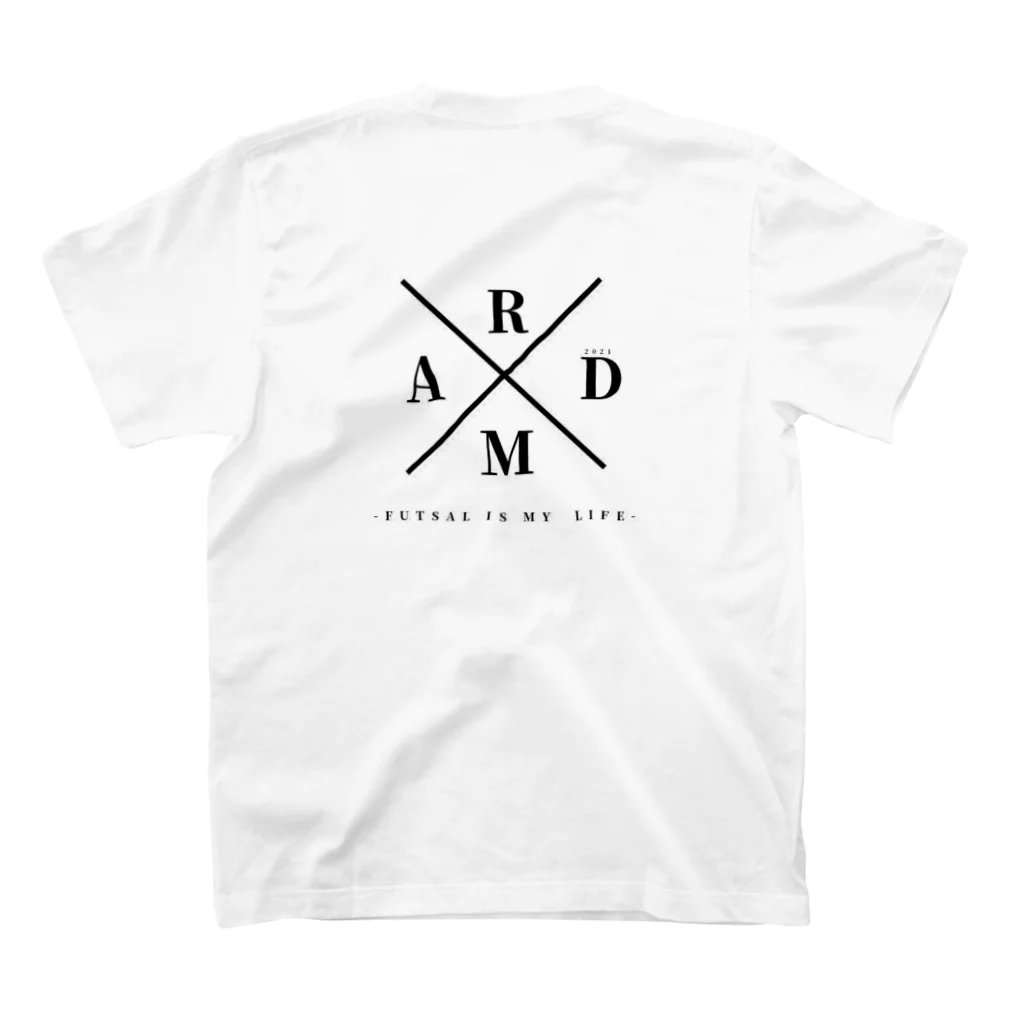 RAD MORIOKAのRAD MORIOKA スタンダードTシャツの裏面