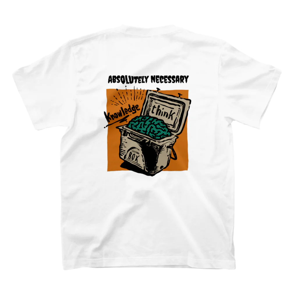 AKKAAAKOOONのAbsolutely necessary スタンダードTシャツの裏面