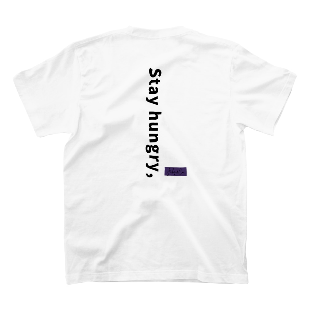 JOBS＆CO.のstay hungry, Regular Fit T-Shirtの裏面