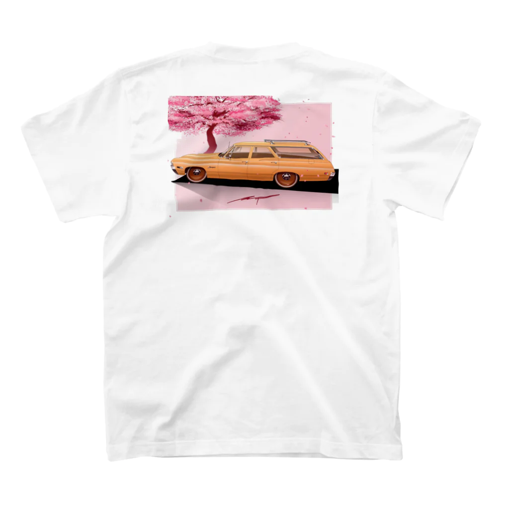 Marty's shop のMOBB classics  chevy スタンダードTシャツの裏面