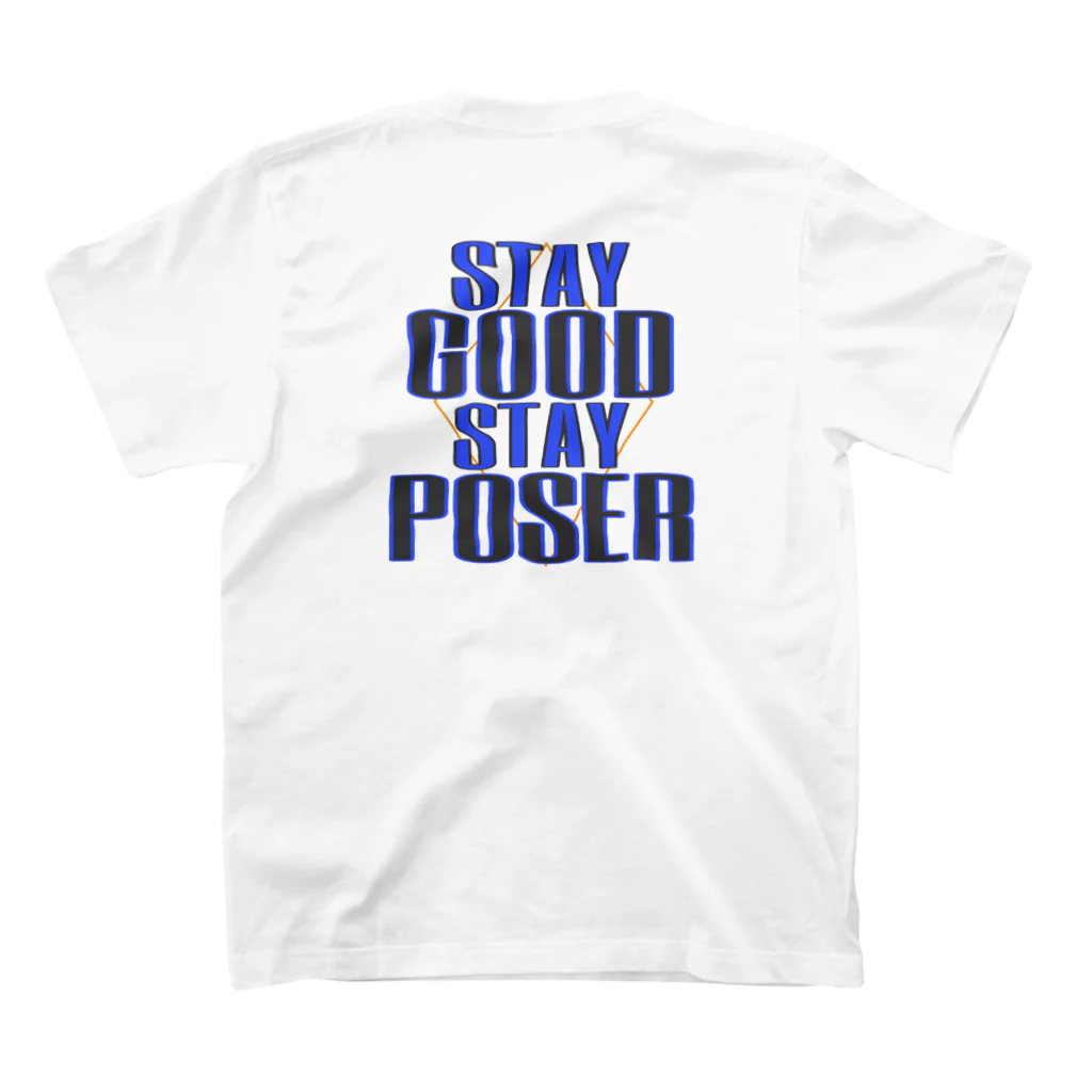 POSERのGOOD POSER スタンダードTシャツの裏面