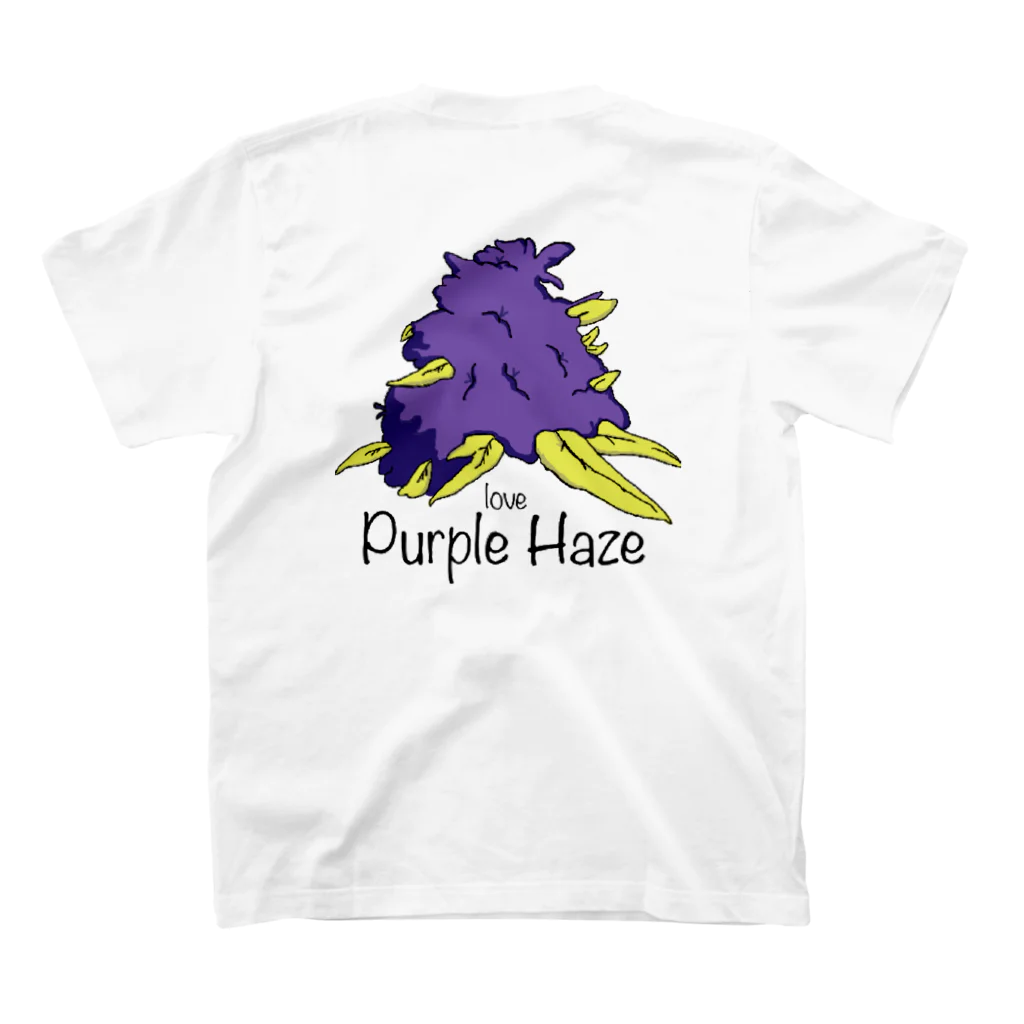 SAVE THE WORLDのpurple スタンダードTシャツの裏面