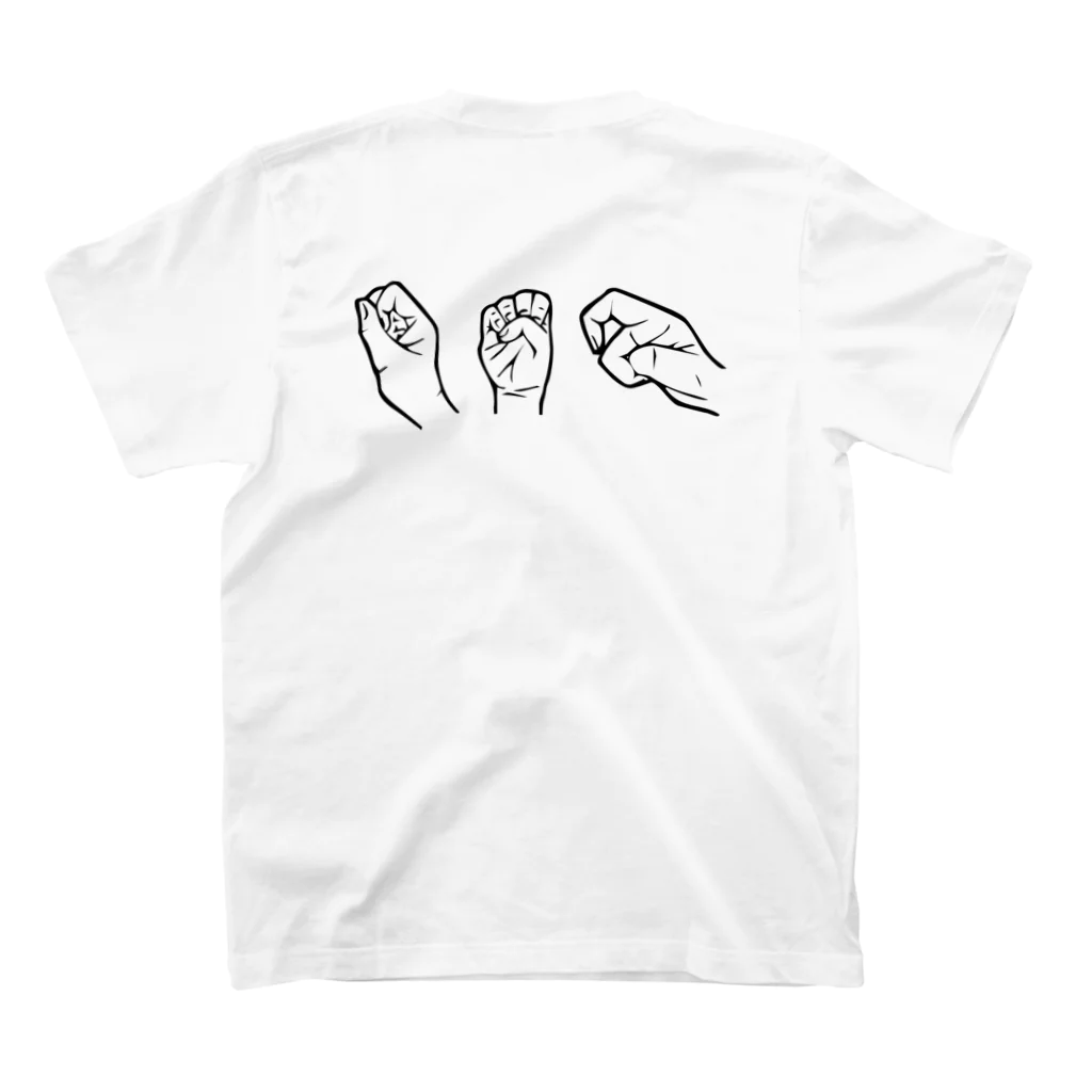 EBISU3のhandsign-T(S○X) スタンダードTシャツの裏面