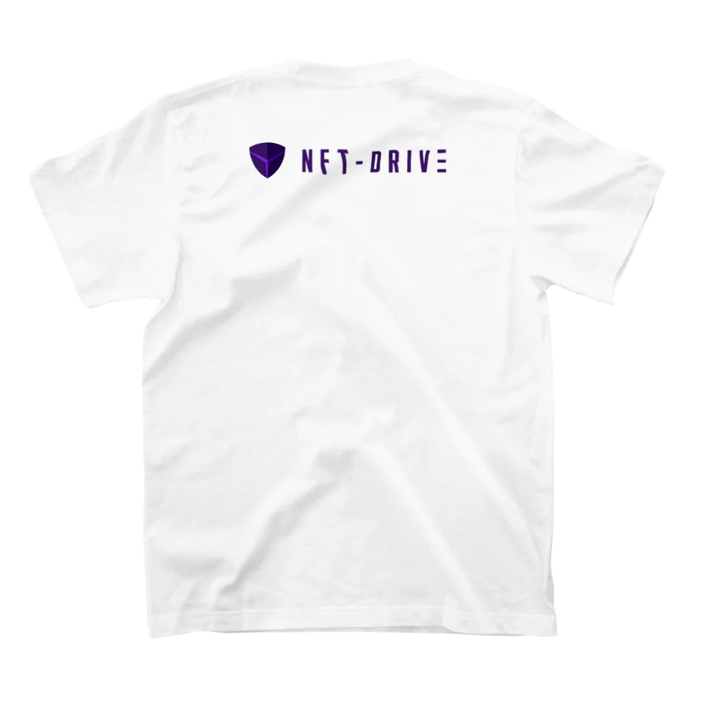 NFT-Drive公式のNFT-Driveの公式グッズ スタンダードTシャツの裏面