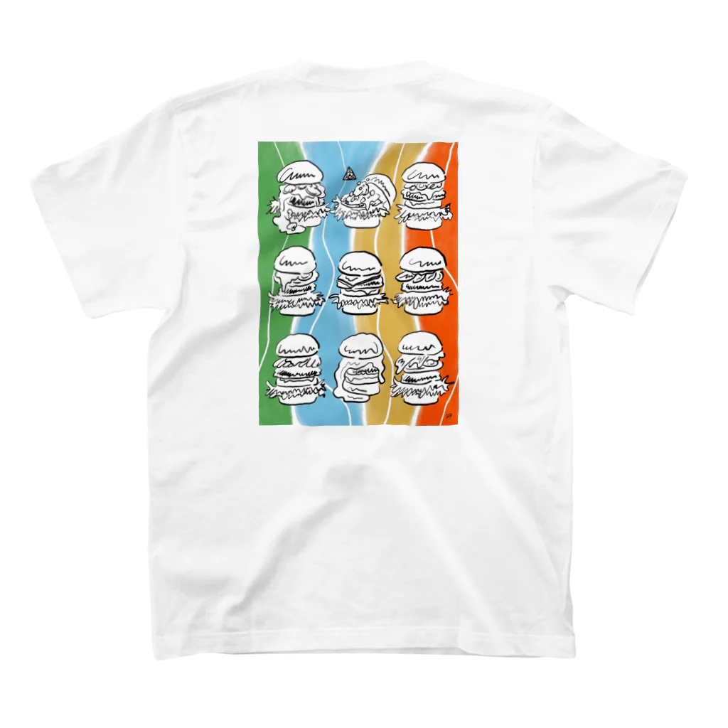 noWaveのiroiro burger スタンダードTシャツの裏面