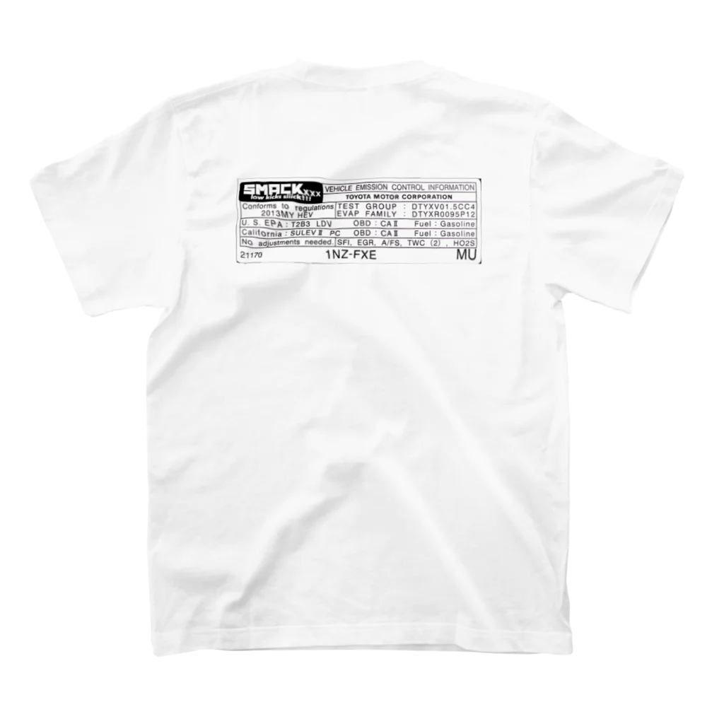 R's create🇺🇸®のSMACKxxx Auto service2 スタンダードTシャツの裏面