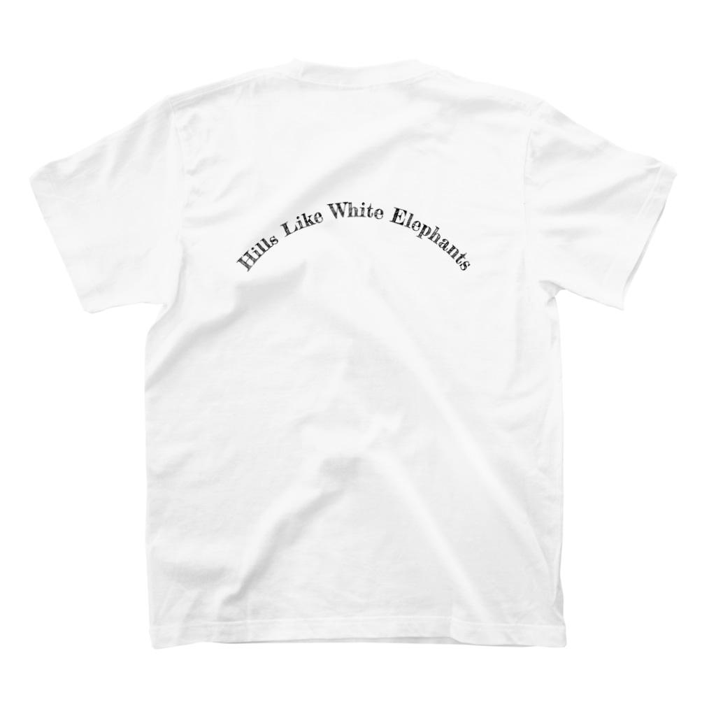 galah_addのHills Like White Elephants Regular Fit T-Shirtの裏面