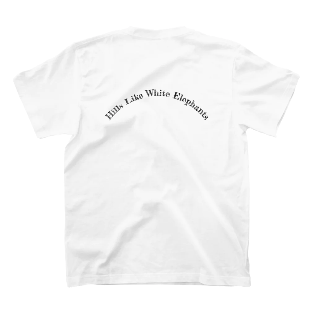 galah_addのHills Like White Elephants Regular Fit T-Shirtの裏面