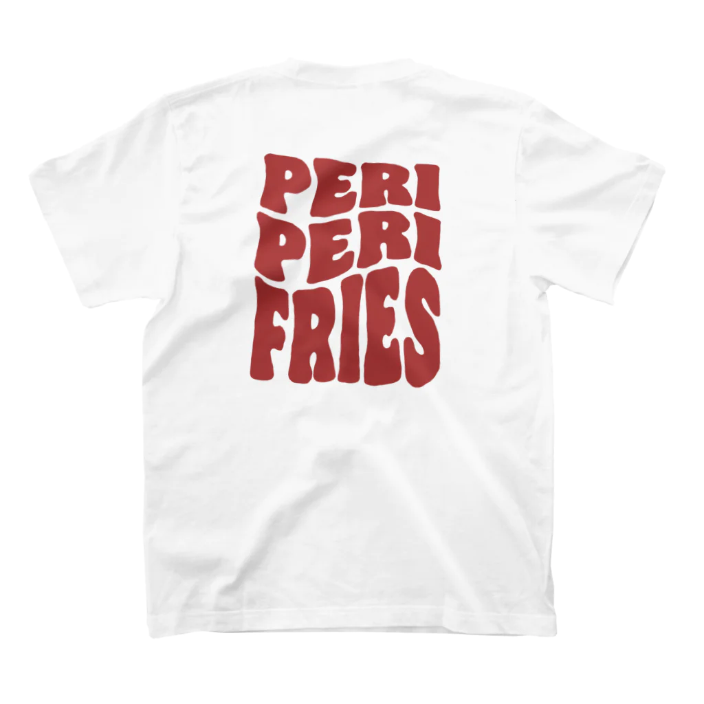 インドへようこそのPERI PERI FRIES 티셔츠の裏面