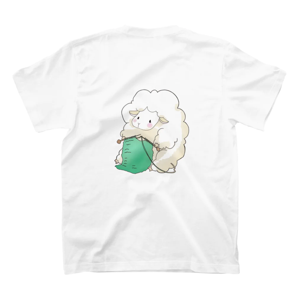 ⋆*⋆ஜ​* ćӈїї⋆ฺ ​ஜ ​｡*のひつじくん スタンダードTシャツの裏面