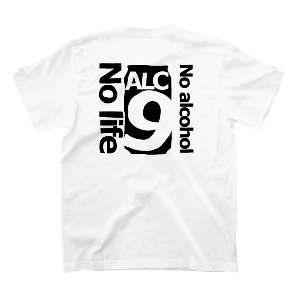 【ALC.9】alcohol nine -196℃のALC.9 ikkinomi×sutokan スタンダードTシャツの裏面