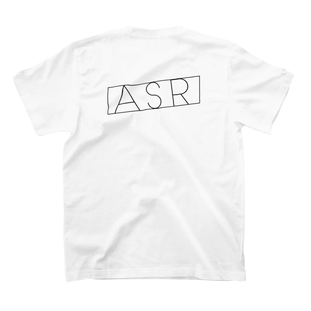 ALBINIA SKATE ROOMのASR "The Square" スタンダードTシャツの裏面