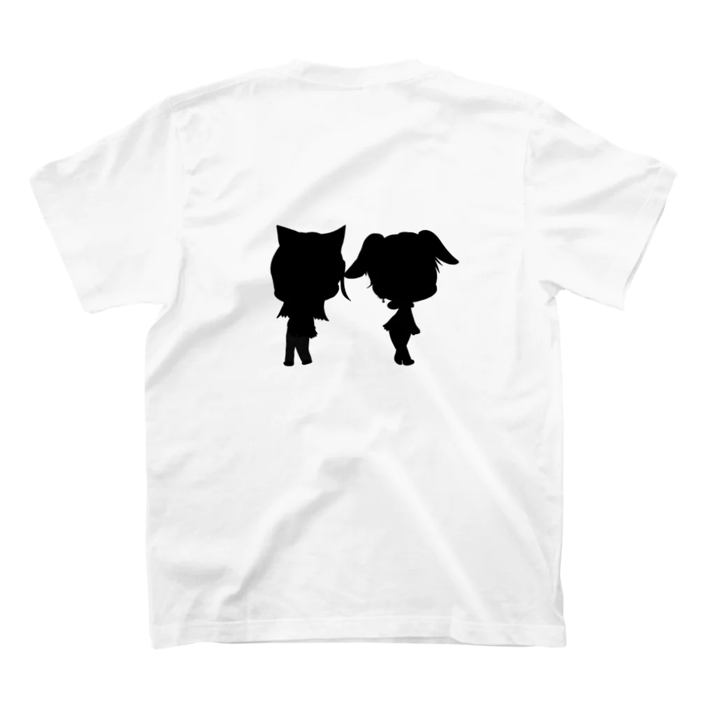 Chatchien-ｼｬｼｱﾝ-のChat chien-ｼｬｼｱﾝ-ロゴなしver スタンダードTシャツの裏面