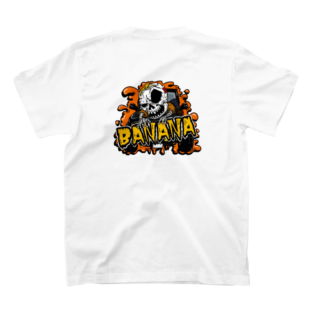 Bananananaのskull Banana スタンダードTシャツの裏面