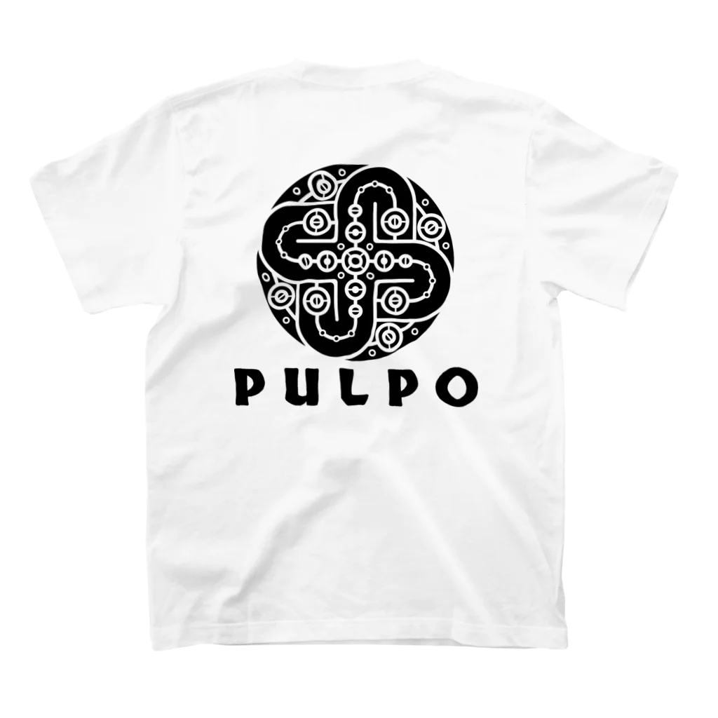 ここのサンカクのPULPO 8 スタンダードTシャツの裏面