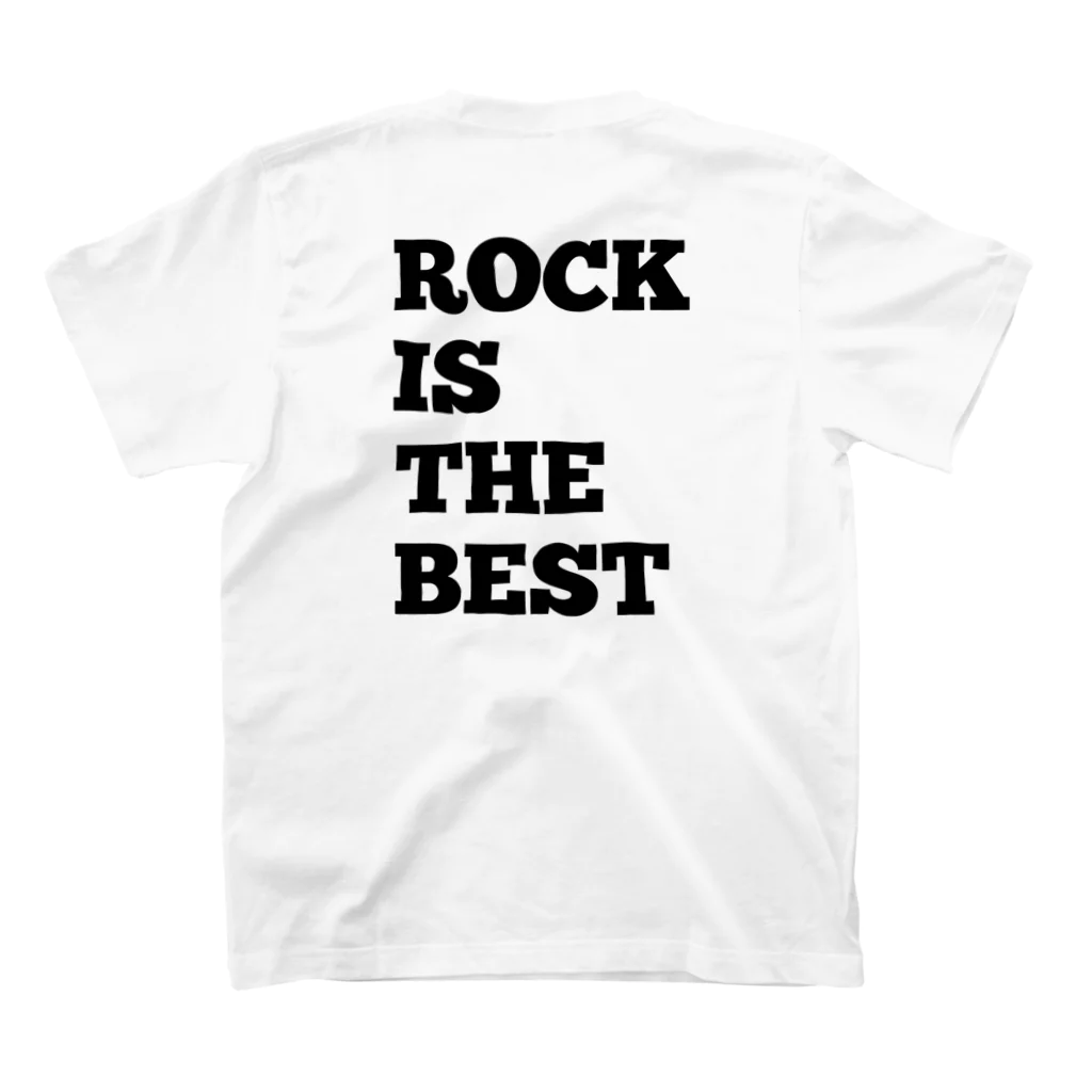 L&RのL&R  LIVE and ROCK  ROCK IS THE BEST 表裏デザイン スタンダードTシャツの裏面